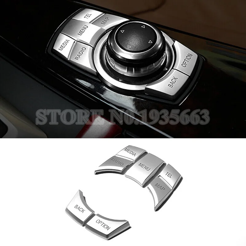 Внутренняя консоль iDrive мультимедийная кнопка крышка для BMW X5 E70 2010 2013 X6 E71 2014