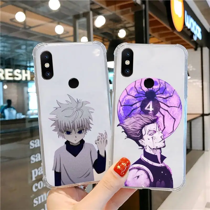 

Hunter x Hunter Phone Case Transparent For Xiaomi CC 9 11 MAX3 Mix3 MIX2 6X 8 5x 10S 11 10 X SE lite Pro