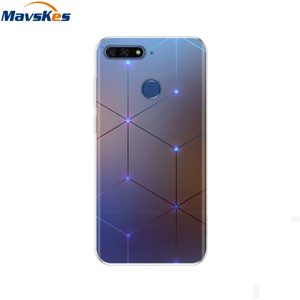 28 Чехол для huawei Honor 7C, чехол на huawei Honor7C, 5,7 дюймов, мягкий силиконовый чехол для телефона huawei Honor 7C, Aum-L41, чехлы из ТПУ - Цвет: 28