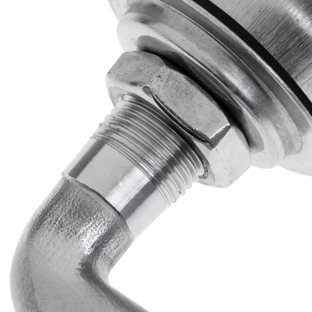 

Universal Boat RV Fuel Gas Tank Vent, 90 Degree 316 Stainless Steel Flush Mount