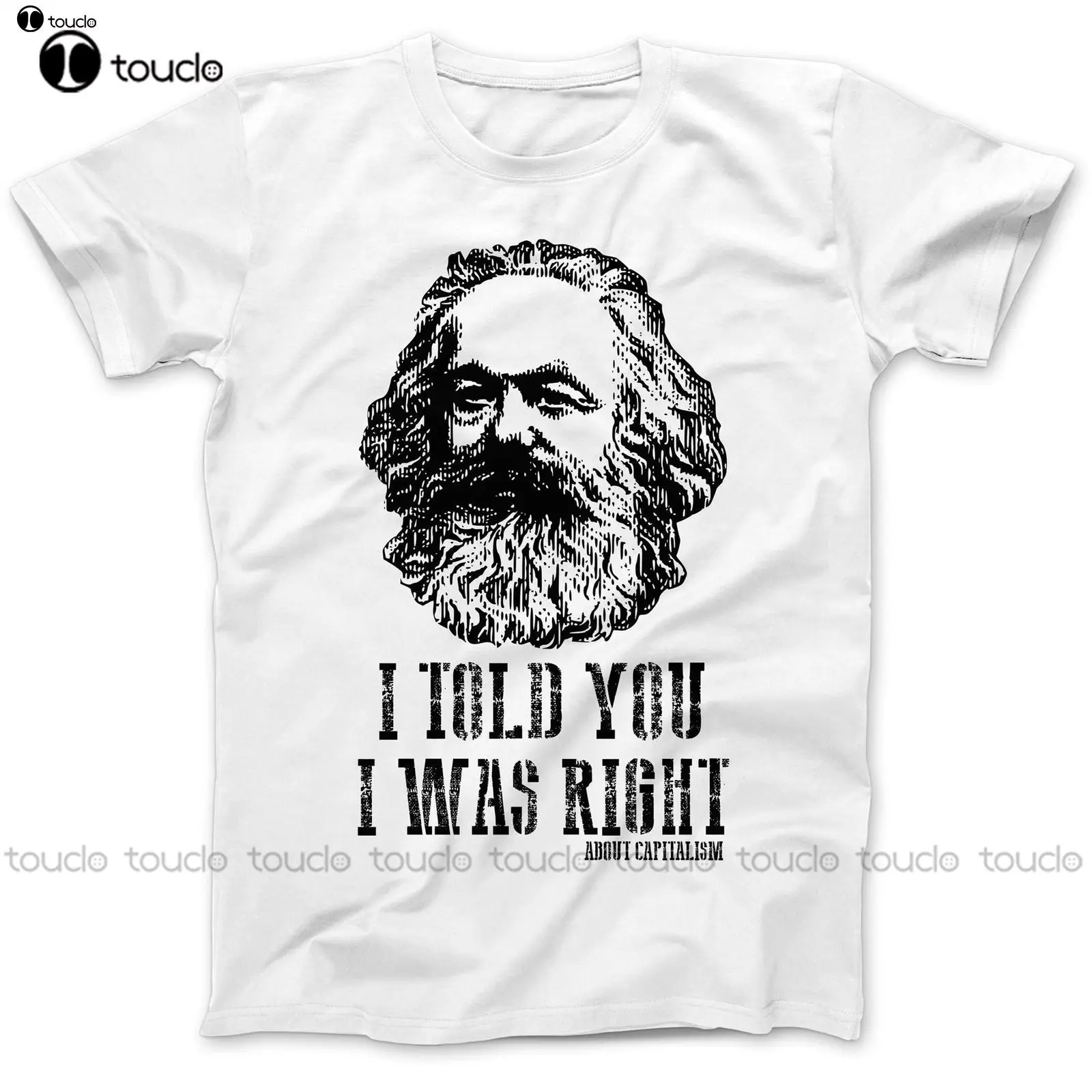 

New Design Summer Short Sleeve Men Camisetas Hip Hop T Shirt Karl Marx Capitalism Communism Socialism Marxism Movie T-Shirt