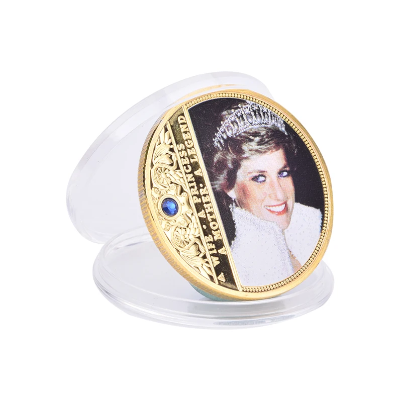 

Collectible British Diana Princess Rose Professional Commemorative Token Coin