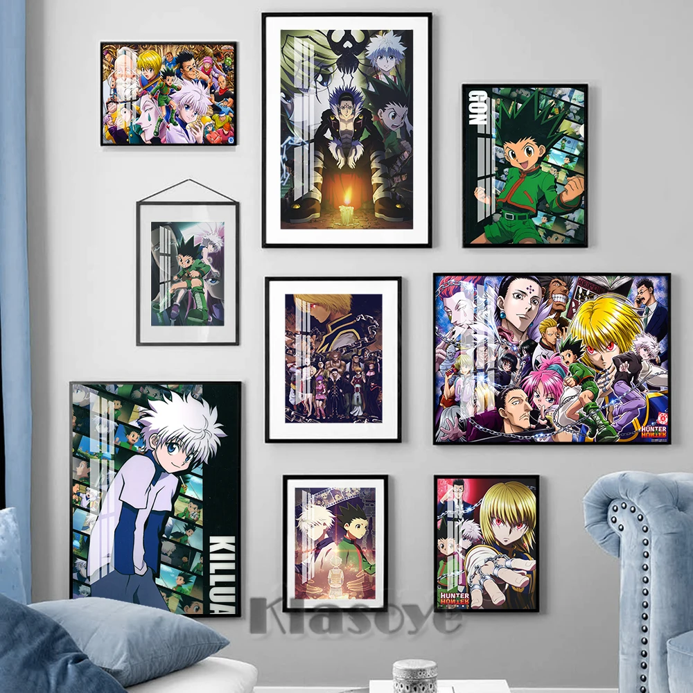 

Hunter x Hunter Classic Anime Poster Hot Cartoon Wall Art Picture Canvas Painting Fans Collection Gift Otaku Bedroom Home Decor