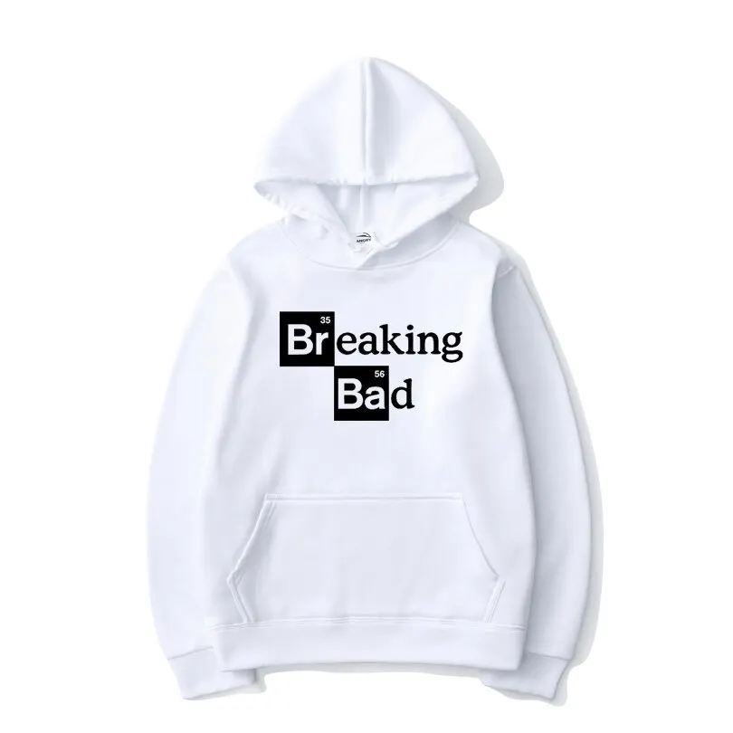 2021 New Hoodies TV Series Breaking Bad Letter Print Streetwear Men Women Fashion Oversized Sweatshirts Hoodie Harajuku Clothing