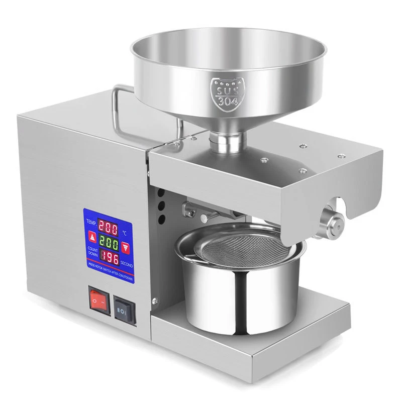 

LTP333 Oil Press 110V/220V Flaxseed Peanut Sesame Oil Press Stainless Steel Intelligent Temperature Oil Pressing Pquipment