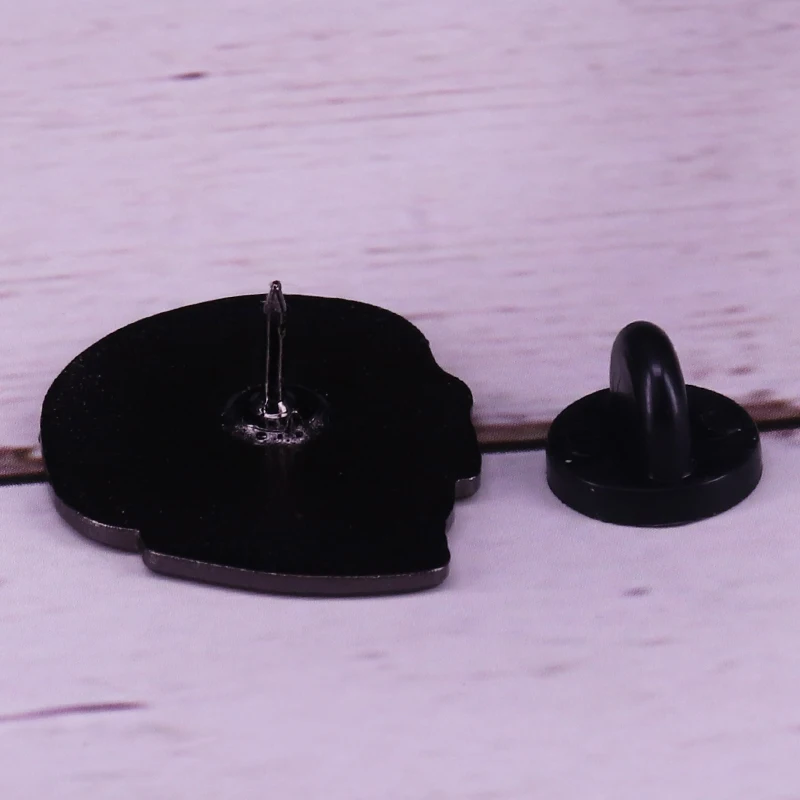 Значок с черепом Мори из мультфильма Морской череп|Броши| |