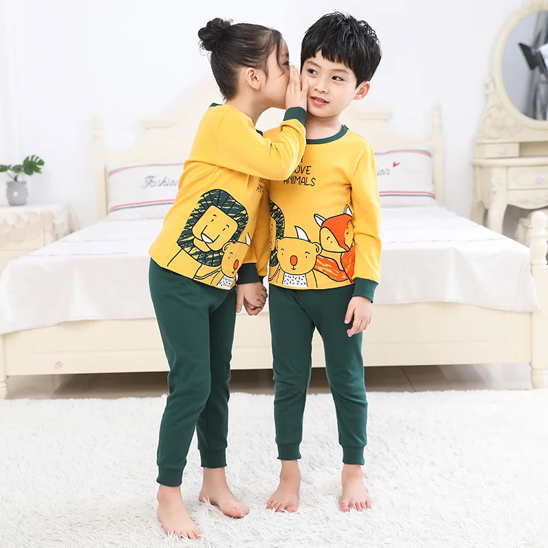 Пижамы для маленьких девочек детская одежда с рисунком жирафа детские пижамы из 2