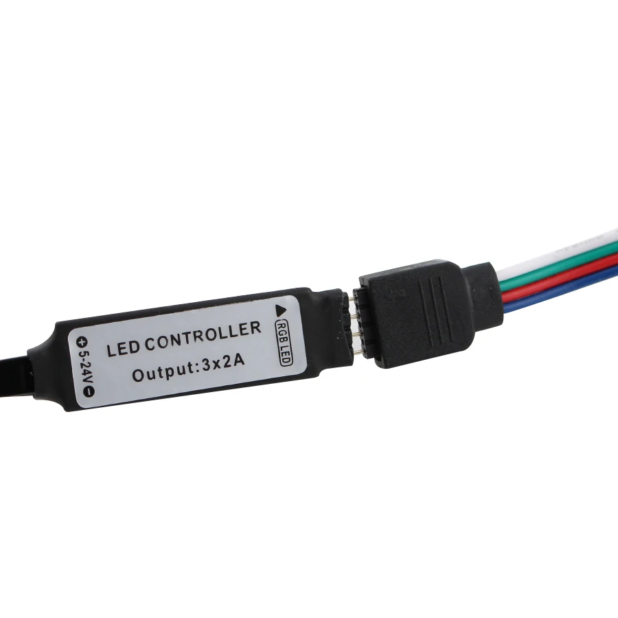 

USB 5V 24key RGB LED Controller 3key mini Control Simpl Dimmer for 5050 3528 2835 5V RGB LED Strip Lights 4Pin