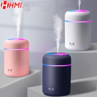 300ml humidifier portable ultrasonic aroma diffuser cool mist maker air humificador purifier with light car home for xiaomi mini