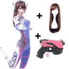 Костюм Dva для косплея, женский костюм Overwatch, из лайкры, 3d эластика, для Хэллоуина, Zentai Peruca Ternos Arma D.va Cos