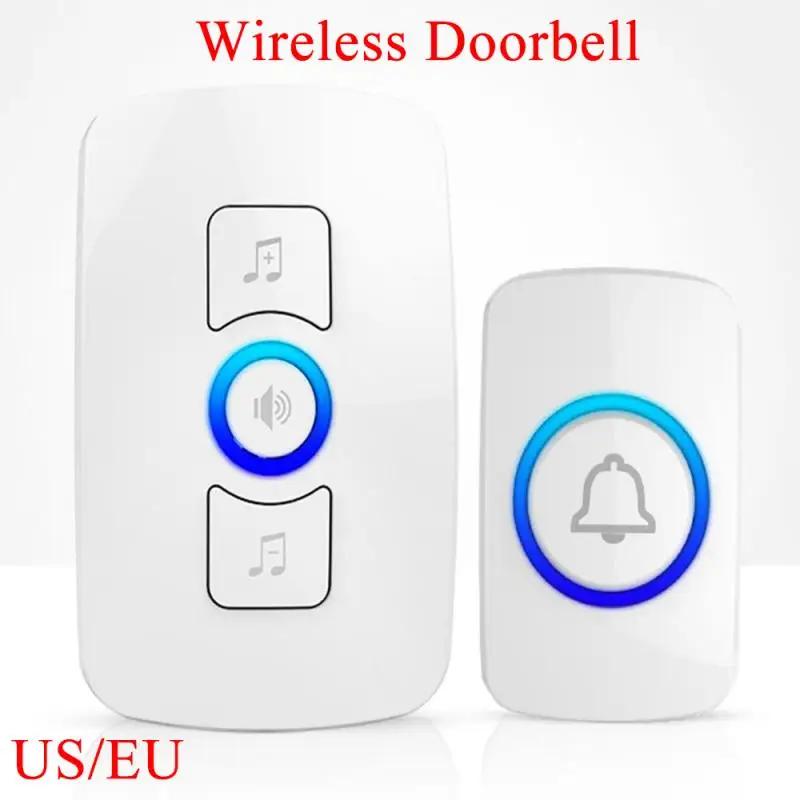 

Wireless Doorbell Welcome Bell Intelligent Home Doorbell Alarm Many Songs Smart Door Chimes Wireless Bell Waterproof Button