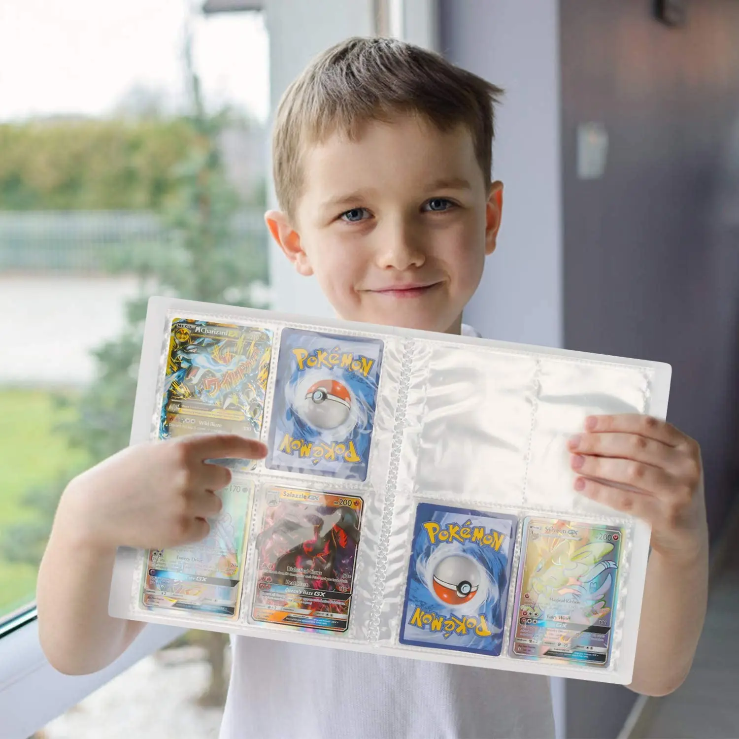 TOMY-&aacute;lbum de tarjetas marcadores de libros Pokemon para ni&ntilde;os, carpeta de colecci&oacute;n de tarjetas de Anime, 27 estilos, 240 Uds.-2