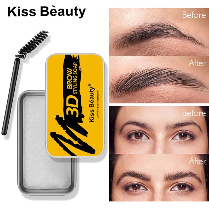 

1pcs 3D Brows Makeup Balm Lasting Eyebrow Setting Gel Waterproof Eyebrow Tint Pomade cire a sourcil набор для бровей