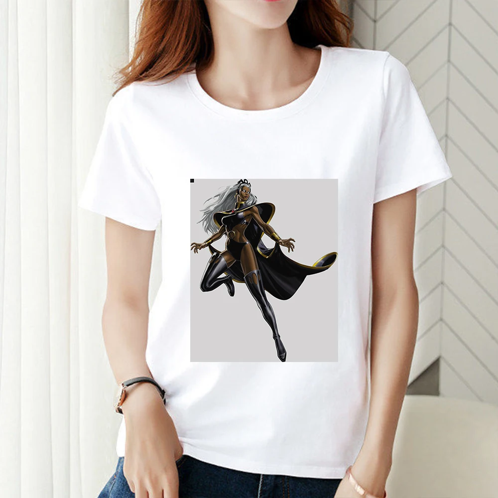 

Marvel Spiderman T-shirt Summer 2021 Women Tops AVENGERS Unisex Oversized T Shirts Casual Couples Aesthetic Clothes Streetwear