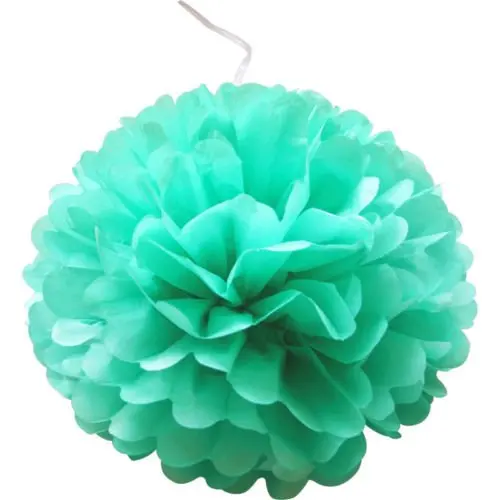 12pcs Unicorn Mermaid Party Supplies 10inch Tissue Paper Pom Poms Flower Balls for Girls Birthday Baby Shower Bridal | Дом и сад