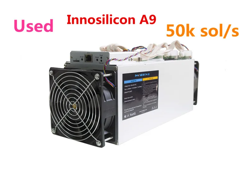 

Майнер Zcash ZCL ZEC BTG, б/у, Innosilicon A9 ZMaster 50k sol/s с блоком питания 750 Вт, Майнер Equihash Asic, лучше, чем Antminer Z9, Z9 Mini