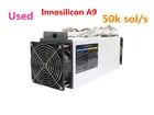 Майнер Zcash ZCL ZEC BTG, бу, Innosilicon A9 ZMaster 50k sols с блоком питания 750 Вт, Майнер Equihash Asic, лучше, чем Antminer Z9, Z9 Mini