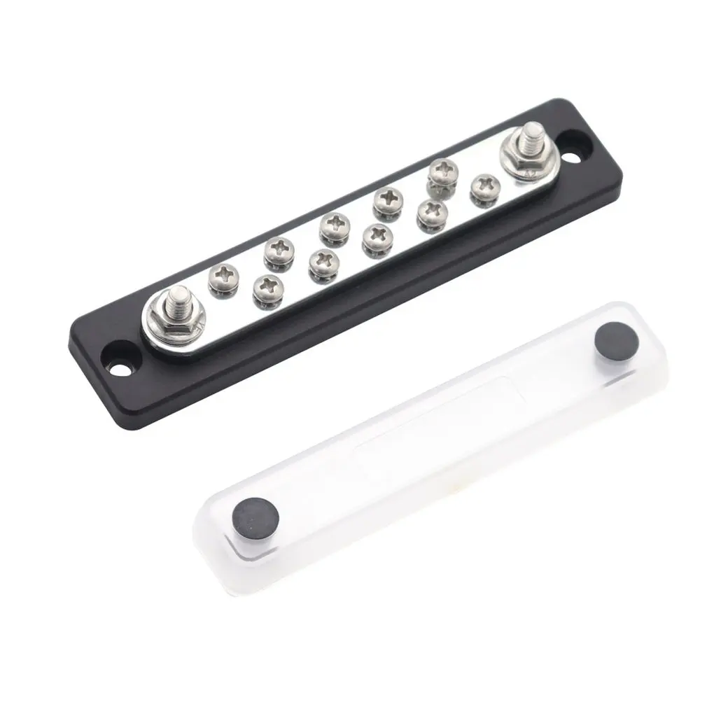 

High Current 10+2 Busbar 150A+transparent Upper Cover For 12/24V Car Motorhome