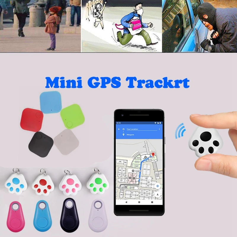 

Smart GPS Pet Tracker Key Finder Locator Bluetooth Anti Lost Alarm Sensor Device For Kids Car Wallet Dog Cat Motorcycles Luggage