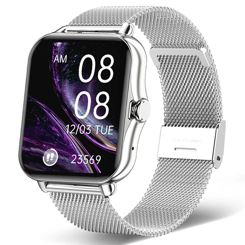 

2021 Smart Watch Men Bluetooth Call ECG Woman Smart Bracelet Heart Rate Fitness Tracker 1.69 Inch Screen Waterproof Smartwatch