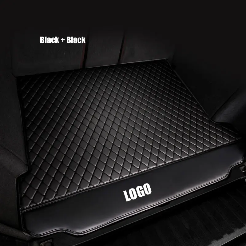 Trunk black Кожаные автомобильные коврики для Nissan X-Trail Rogue XTrail автомобильный коврик для укладки авто аксессуары - Название цвета: Trunk black