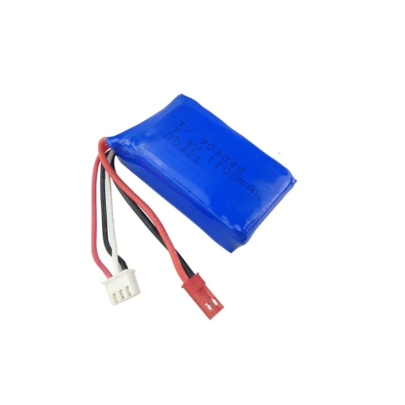 Литиевая батарея 7 4 V 1100mAh с зарядным устройством 2 в 1 для WLtoys A949 A959 A969 A979 S989 V912 T912 T23