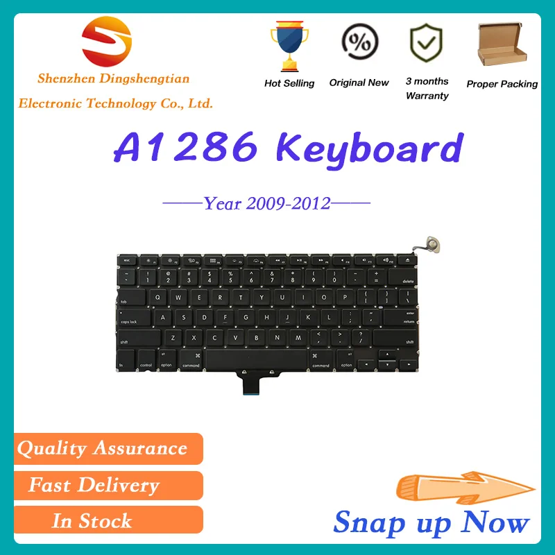 

Новая клавиатура A1286 для ноутбука 15 дюймов, US UK RU для MacBook Pro 2009 2010 2011 2012 года