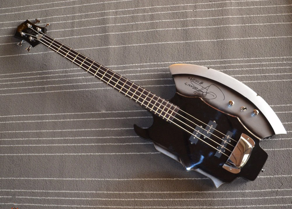 Китайский заводской товар бас-гитара в форме топора 4 струны баса бесплатная