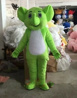 green elephant mascot costume cosplay game dress up suit hallowee mascot costume adult 1p hallowen birthday unisex gifts