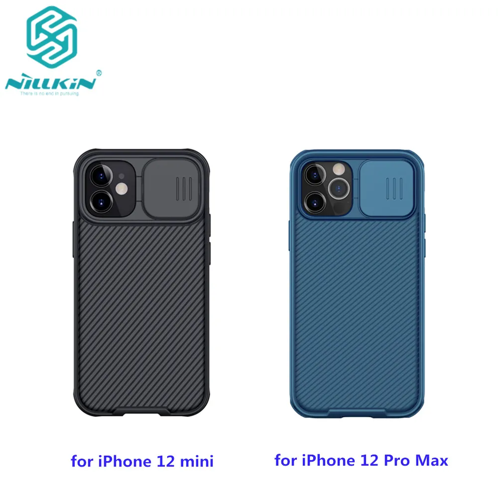 

Магнитный чехол NILLKIN CamShield Pro для iPhone 12 mini slide, защитный чехол для камеры iPhone 12 Pro Max, задняя крышка