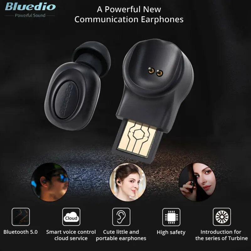 Bluedio T talking Bluetooth 5 0 наушники для спорта/USB Беспроводные вкладыши|Наушники и