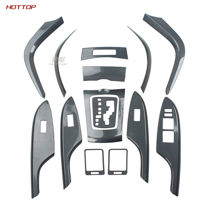 

ABS внутренняя отделка, комплект декоративных накладок, рамка для Toyota Corolla 2007-2013 AT Automatic Catch 14 шт.