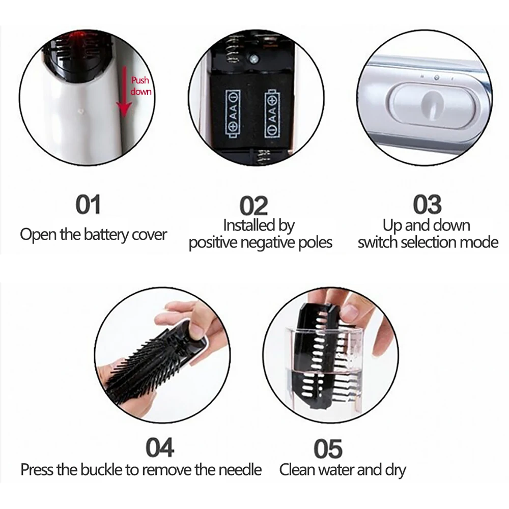 Электрическая Лазерная массажка для волос лечение облысения Regrowth Массажная