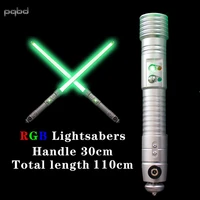 pabd rgb lightsaber glowing sound effect metal laser sword metal lightsaber with sound lgtoy cosplay lightsaber