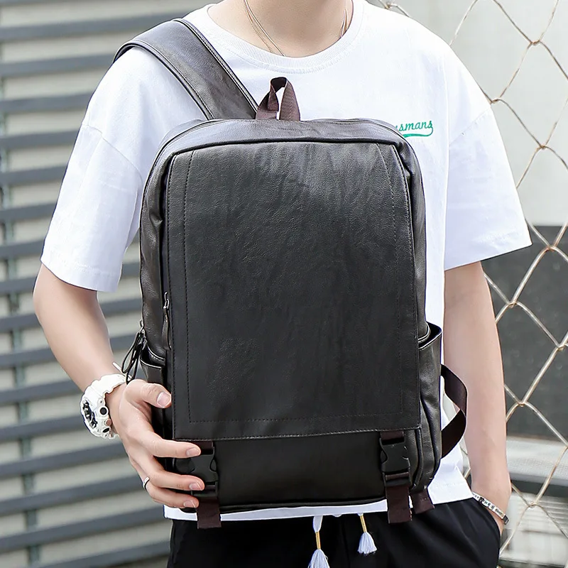 

Новинка 2018, Корейская мужская сумка через плечо, модная мужская сумка из искусственной кожи в стиле ретро, удобный модный дорожный вместите...