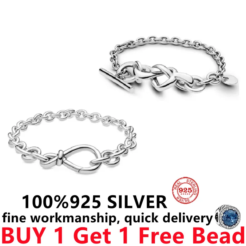 

Free Delivery 100%925 Sterling SILVER Pando diy bead Classic fashion Snake chain Original Bracelet Fit Women's bangle jewelry