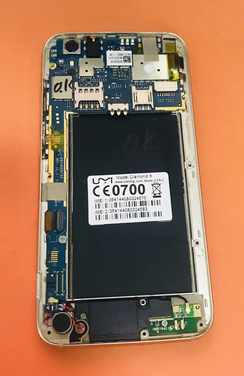 Оригинальный ЖК дисплей б/у + дигитайзер сенсорный экран рамка материнская плата