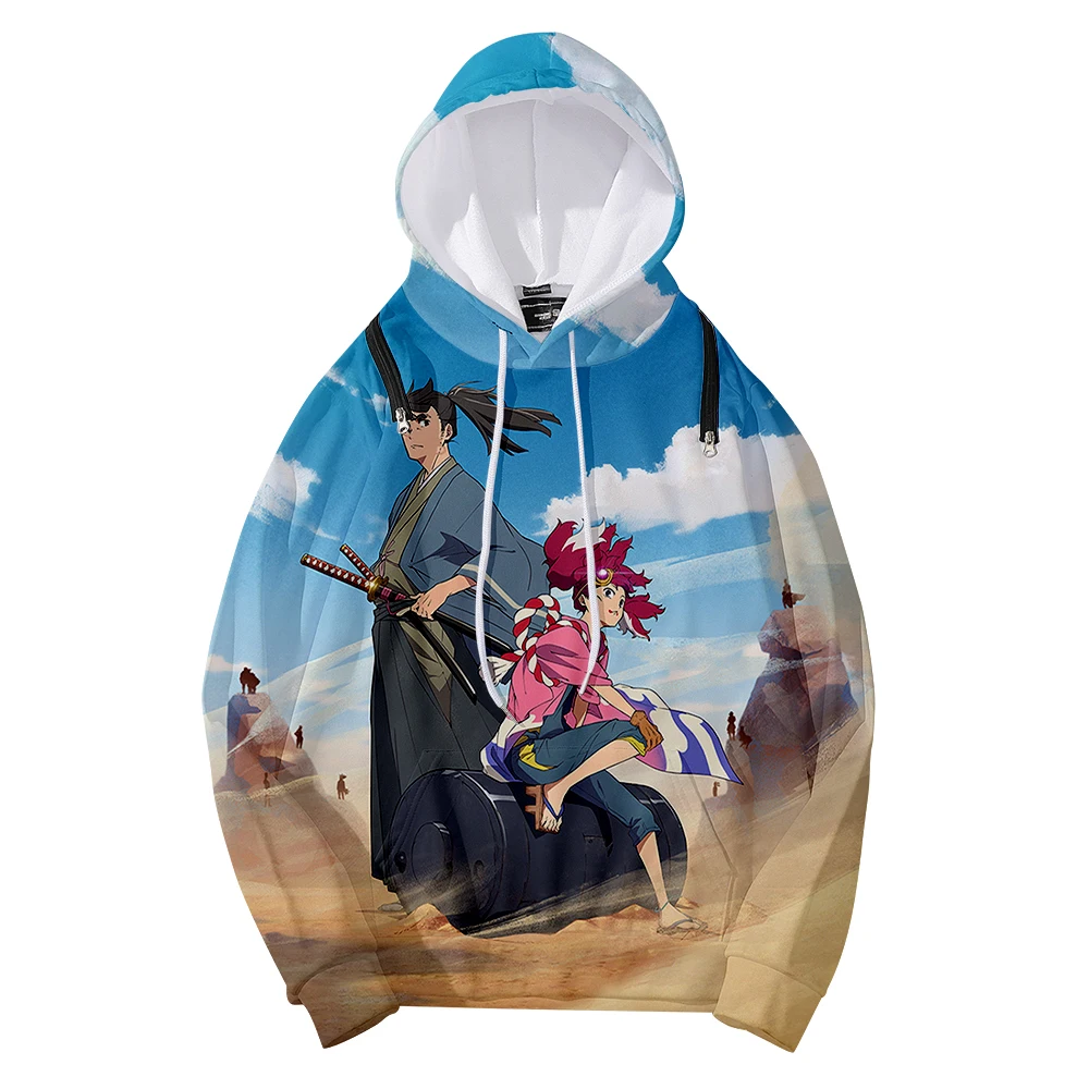 

Appare-Ranman 3D Fashion Printed Hoodie Zipper Halter Hoodie Hip-hop Style Sweatshirt Casual Streetwear Clothes