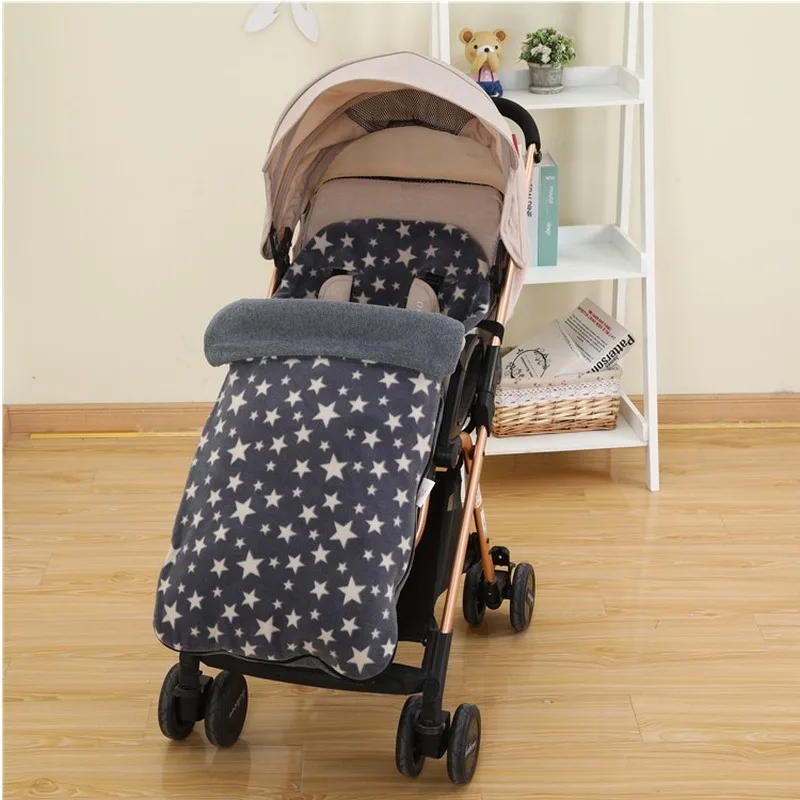 

New Baby Sleeping Bag Universal Stroller Warm Foot Cover Autumn Winter Paratroopers Windproof Kick