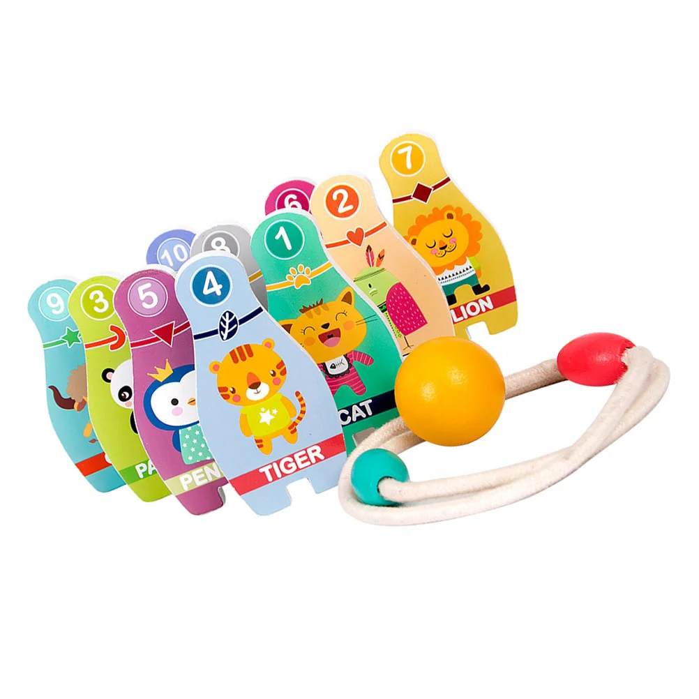 

1 комплект, Детский обучающий Набор Для Боулинга