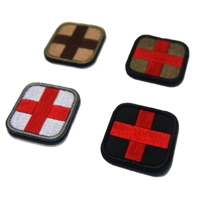 Красный Крест медицинский 3D повязка на руку с вышивкой Тактический медицинских