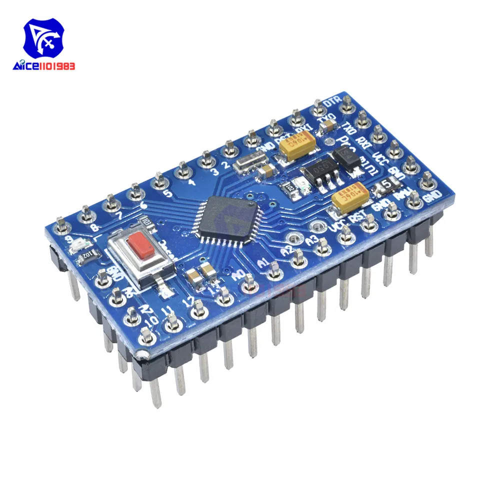 Мини модуль diymore AtMega328 Pro 5 в 16 МГц для Arduino Nano автоматический сброс Atmega128P