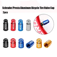 bicycle tire valve cap french nozzleamerican nozzle valve cap dust cover mountain bike nut bicycle accessories 2pcs arrival