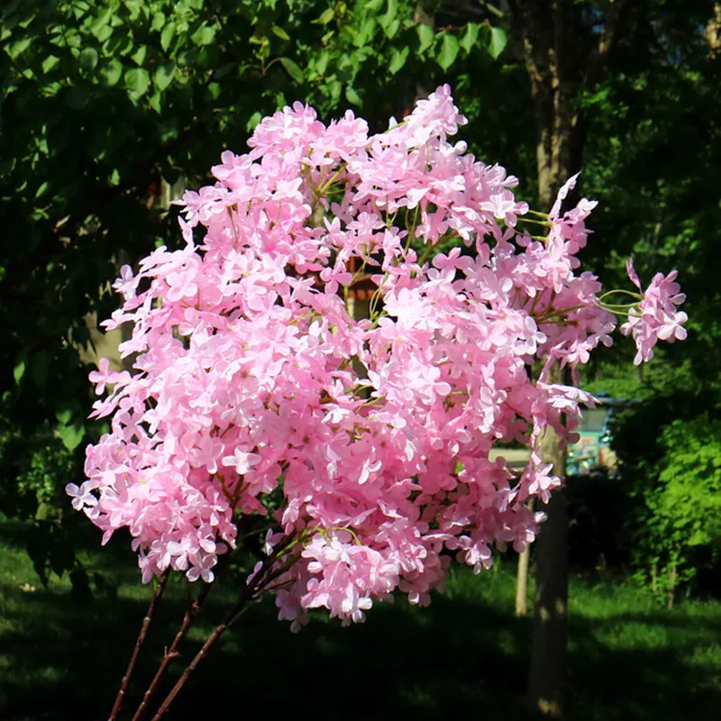 Модные искусственные шелковые цветы гвоздики 1 букет мать сиреневый цветок