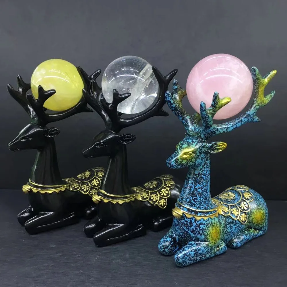 

Décoration Pour La Maison Stones Stone Pearl Figurines En Boule De Cristal Naturel Crystals and Healing Stand Pendant Precious