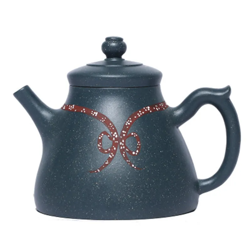 220cc High-grade Raw Ore Purple Sand Green Clay Teapot Master Hand Plum Blossom 7 Hole Water Tea Pot Gift Set | Дом и сад