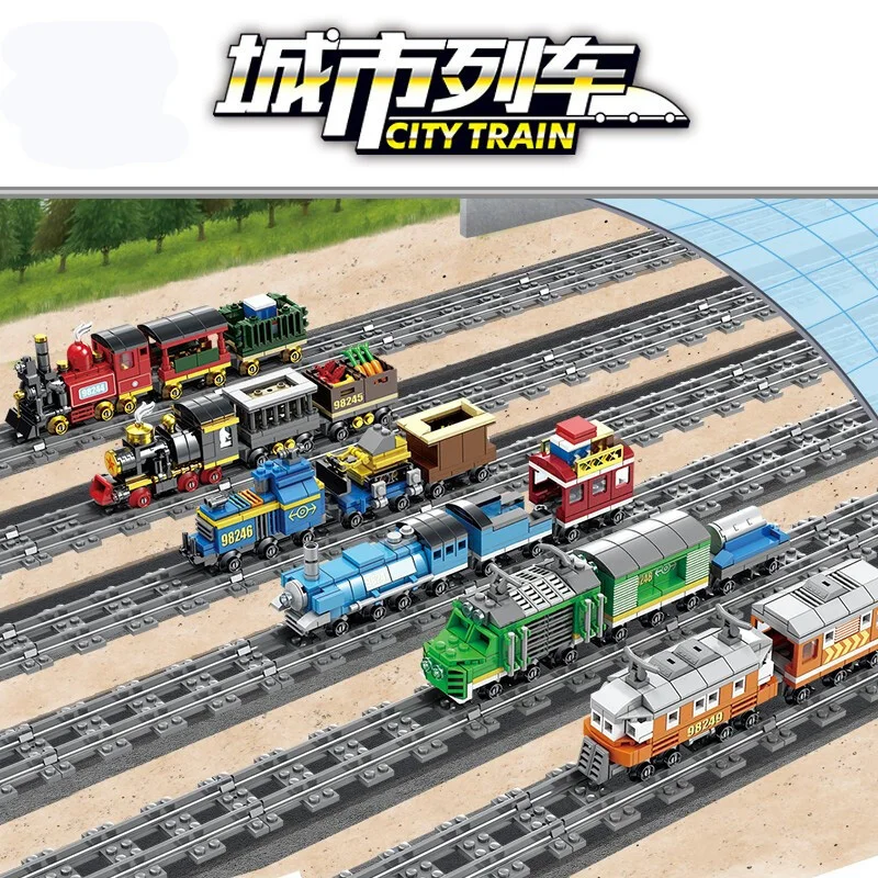 Mailackers городской поезд набор технический Электрический мотор Высокоскоростной