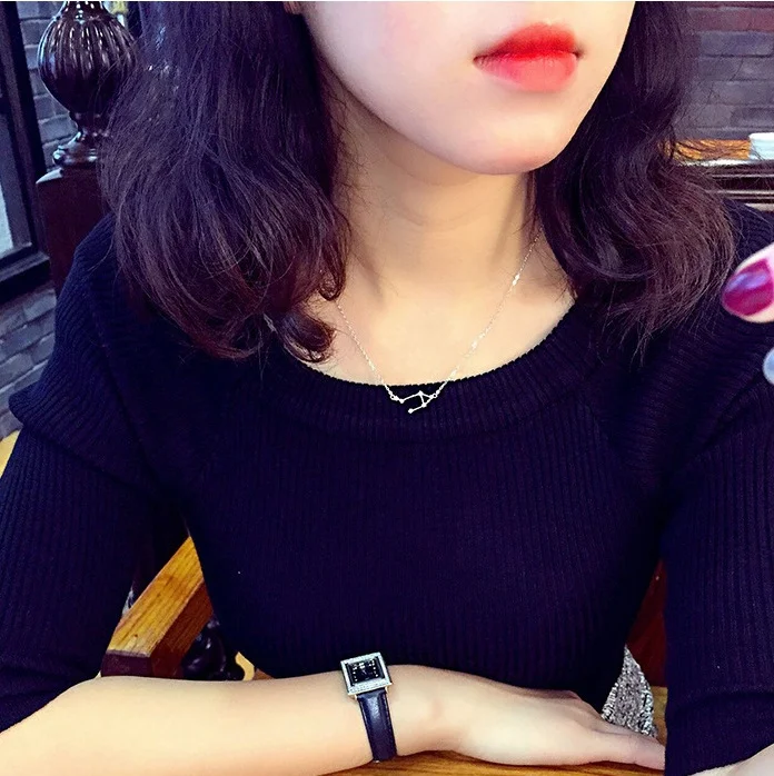 Подвеска в виде двенадцати созвездий ожерелье Скорпион весы Водолей женское