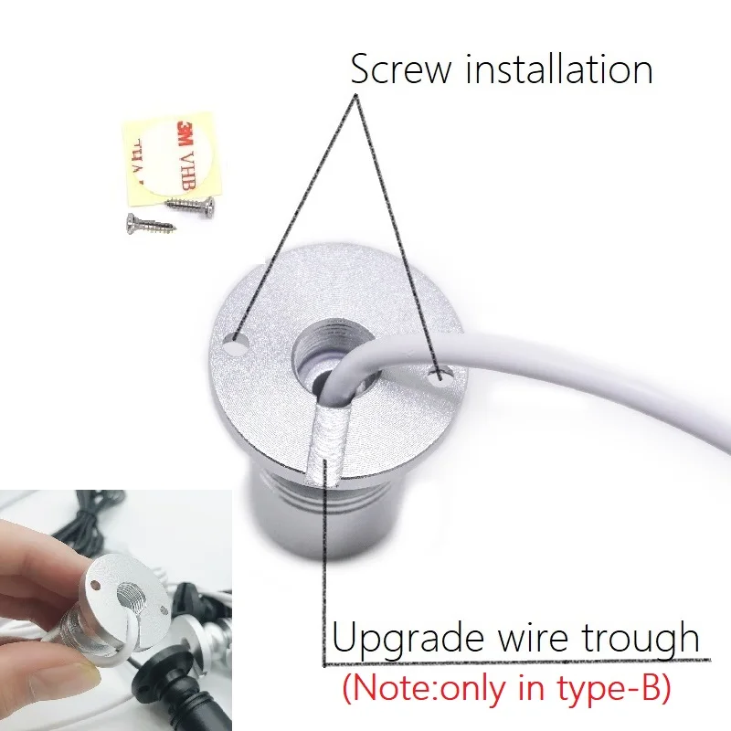 Светодиодный точечный светильник с питанием от USB 1 Вт 3 |