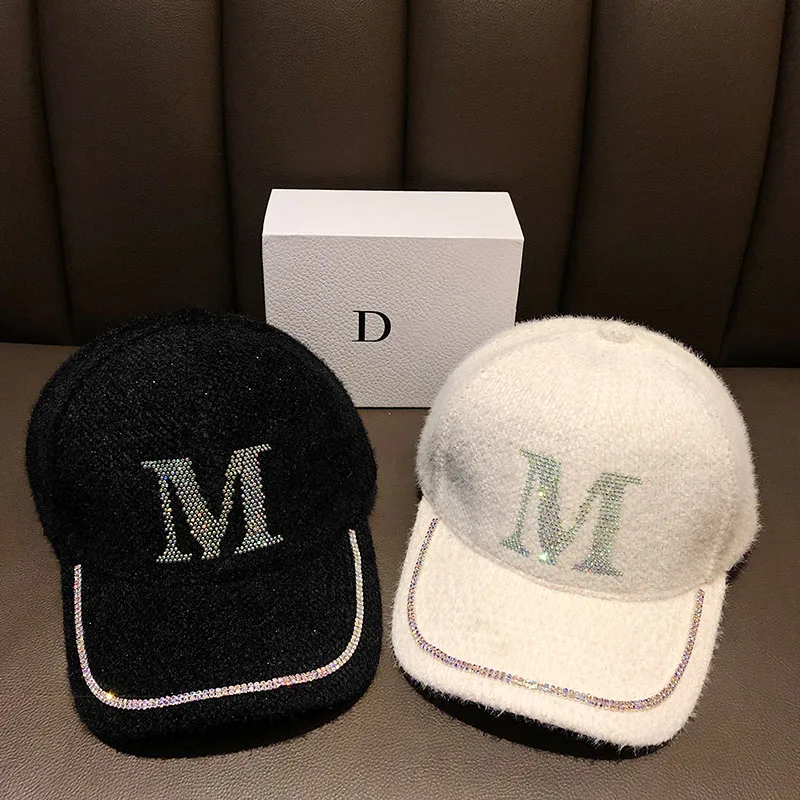 

HT032 Fashion Brand snapback Baseball Cap Women Gorra cap Street Hip Hop Caps Suede Hats for Ladies Black Grey Baseball cap